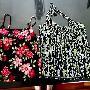 🌞2 Tankini tops great colors and condition